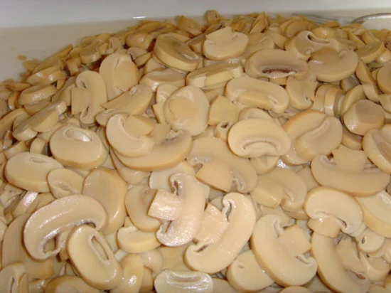 Cogumelo inteiro em fatias enlatadas de boa qualidade em alimentos enlatados da China